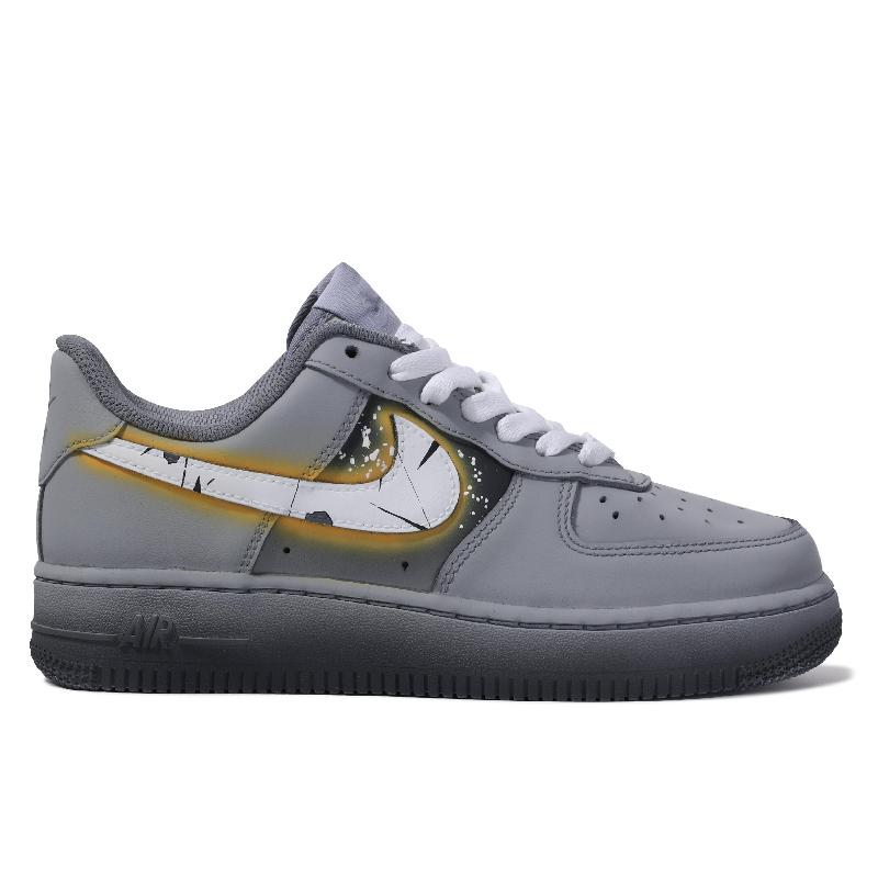 [Custom THEMOON]  Air Force 1 Skateboarding Shoes Women's