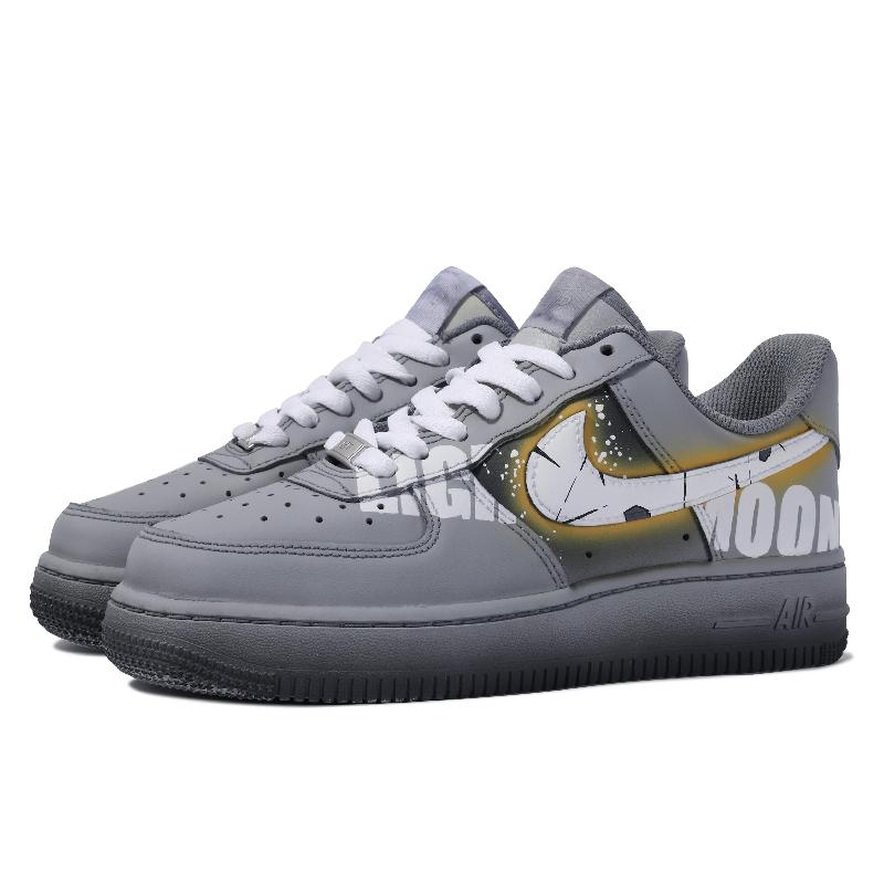 [Custom THEMOON]  Air Force 1 Skateboarding Shoes Women's