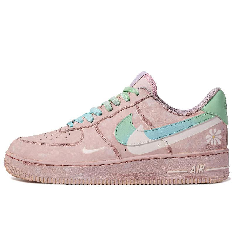 [Custom Northern Light]  Air Force 1 Skateboarding Shoes Women's