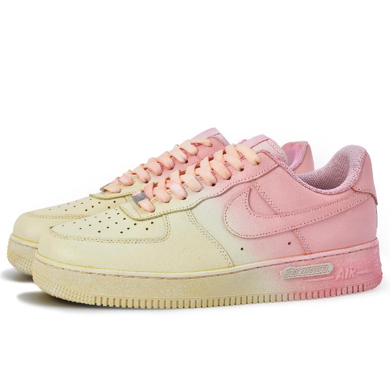 [Custom Strawberry Cone]  Air Force 1 Skateboarding Shoes Women's