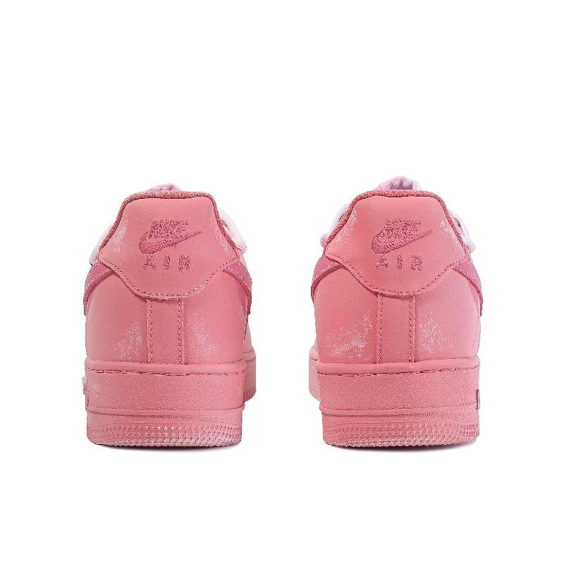 [Custom Pink rhythm]  Air Force 1 Skateboarding Shoes Women's