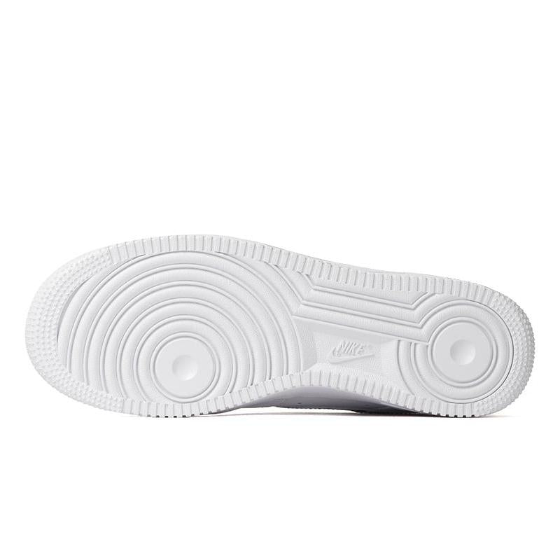 [Custom The women's warm black silk sneakers are in black and white]  Air Force 1 Skateboarding Shoes Women's Low-top Black/white