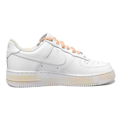 [Custom Cat]  Air Force 1 Skateboarding Shoes Women's Low-top White