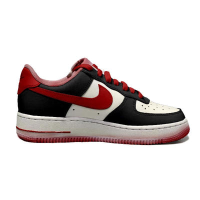 [Custom Love Song in New York]  Air Force 1 Skateboarding Shoes Women's Low-top White/Black/Red