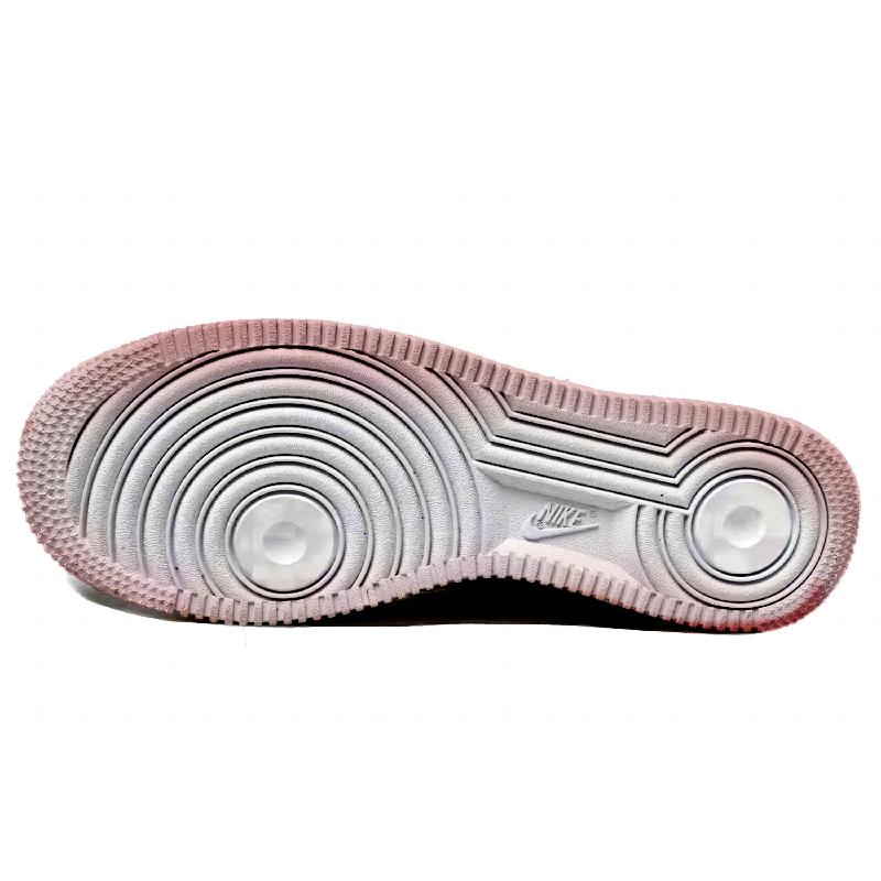 [Custom Love Song in New York]  Air Force 1 Skateboarding Shoes Women's Low-top White/Black/Red