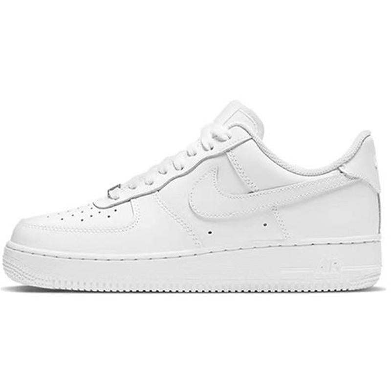 [Custom Love Song in New York]  Air Force 1 Skateboarding Shoes Women's Low-top White/Black/Red