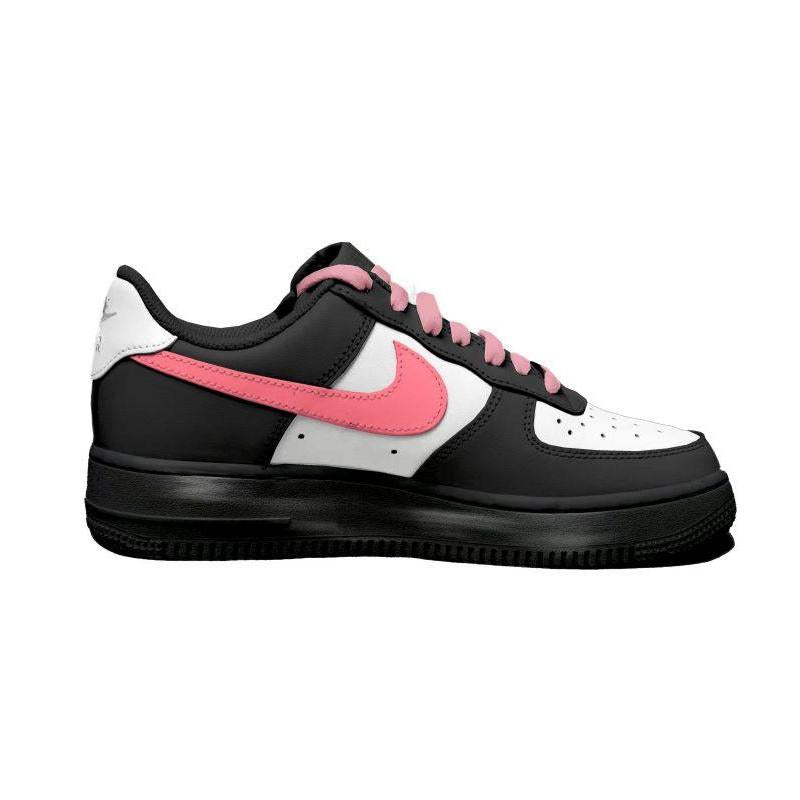 [Custom Meat powder three-hook female]  Air Force 1 Skateboarding Shoes Women's