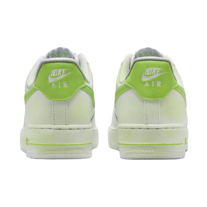 [Custom Happy Puppy]  Air Force 1 Skateboard Shoes Women's Low-Top White/Green