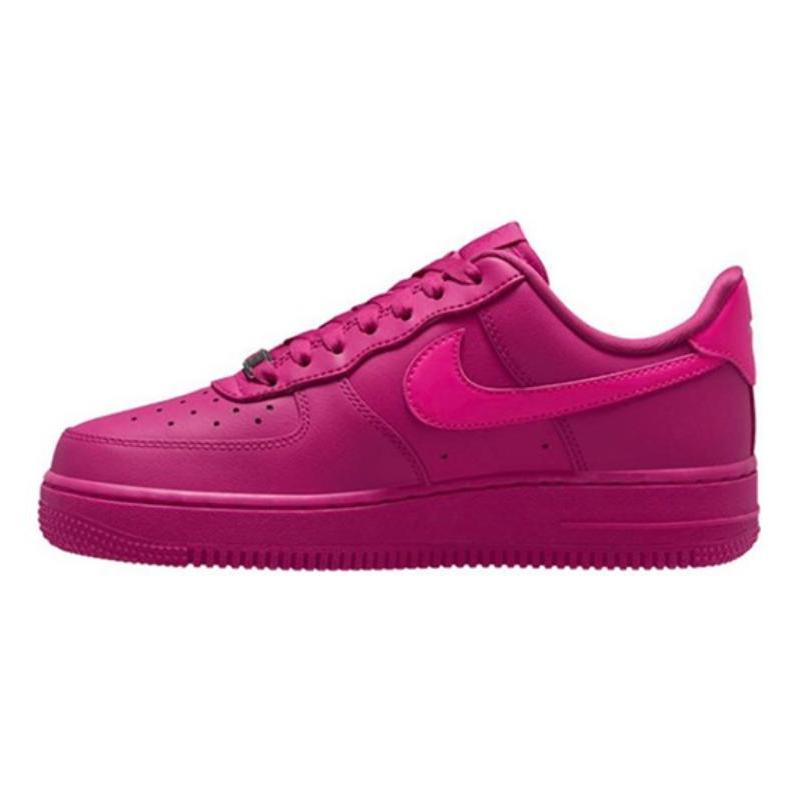 [Custom Rose pink double-hook]  Air Force 1 Skateboarding Shoes Women's