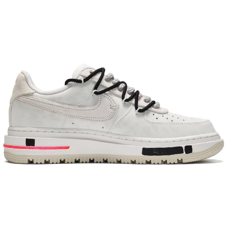 [Custom The symbols for men's money are black, gray and red]  Air Force 1 Skateboarding Shoes Men