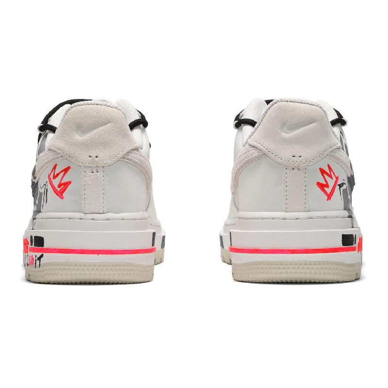 [Custom The symbols for men's money are black, gray and red]  Air Force 1 Skateboarding Shoes Men