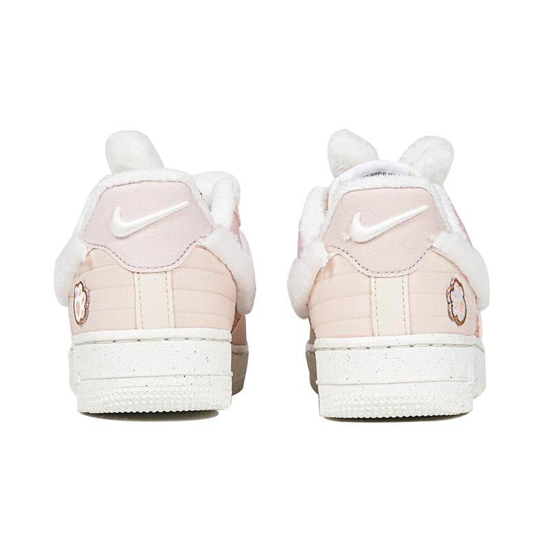 [Custom Cute Fluffy Bunny Paws]  Air Force 1 Skateboarding Shoes Women's