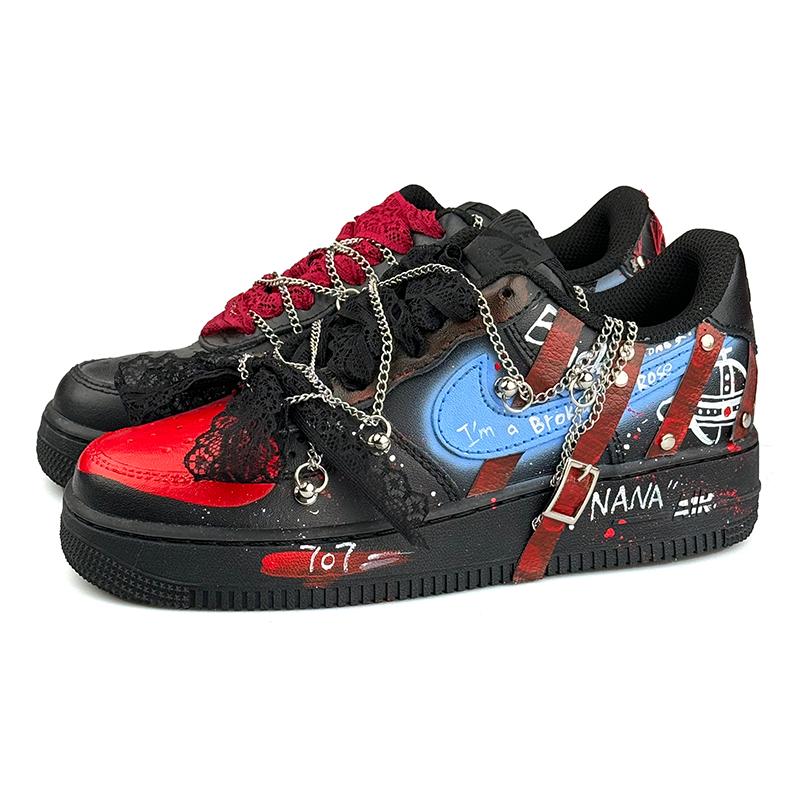 [Custom Nana Osaki E]  Air Force 1 Skateboarding Shoes Women's