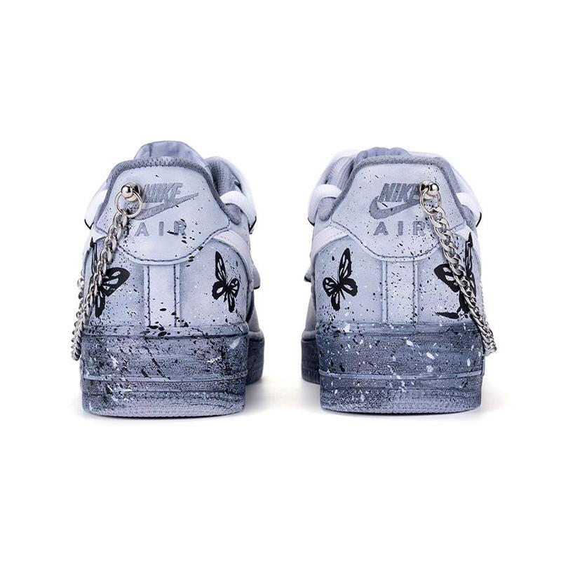 [Custom Women's retro butterfly]  Air Force 1 Skateboarding Shoes Women's