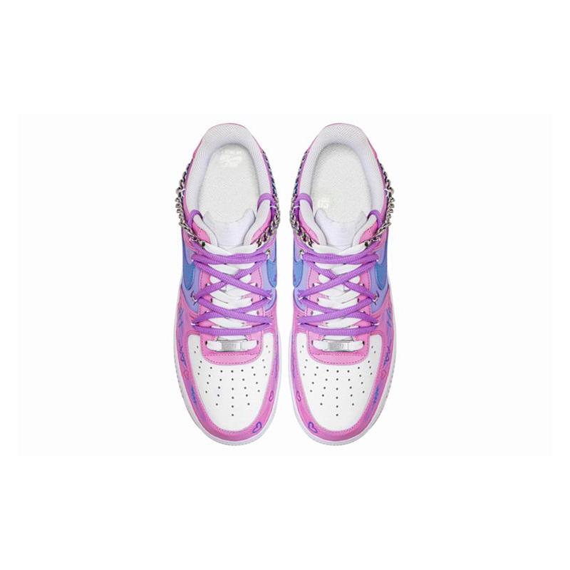[Custom Dopamine Color contrast]  Air Force 1 Skateboarding Shoes Women's