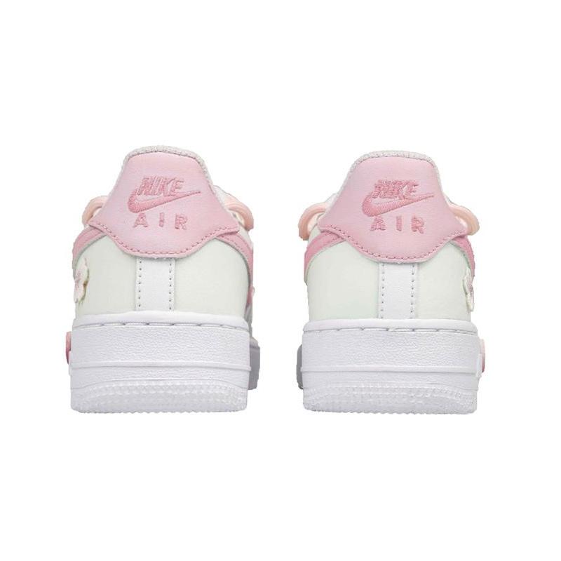 [Custom Women's blue cherry blossom pinkish-green]  Air Force 1 Skateboarding Shoes Women's
