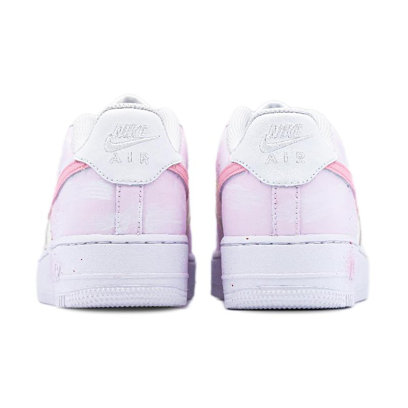 [Custom Secret Love words]  Air Force 1 Skateboarding Shoes Women's Low-top White