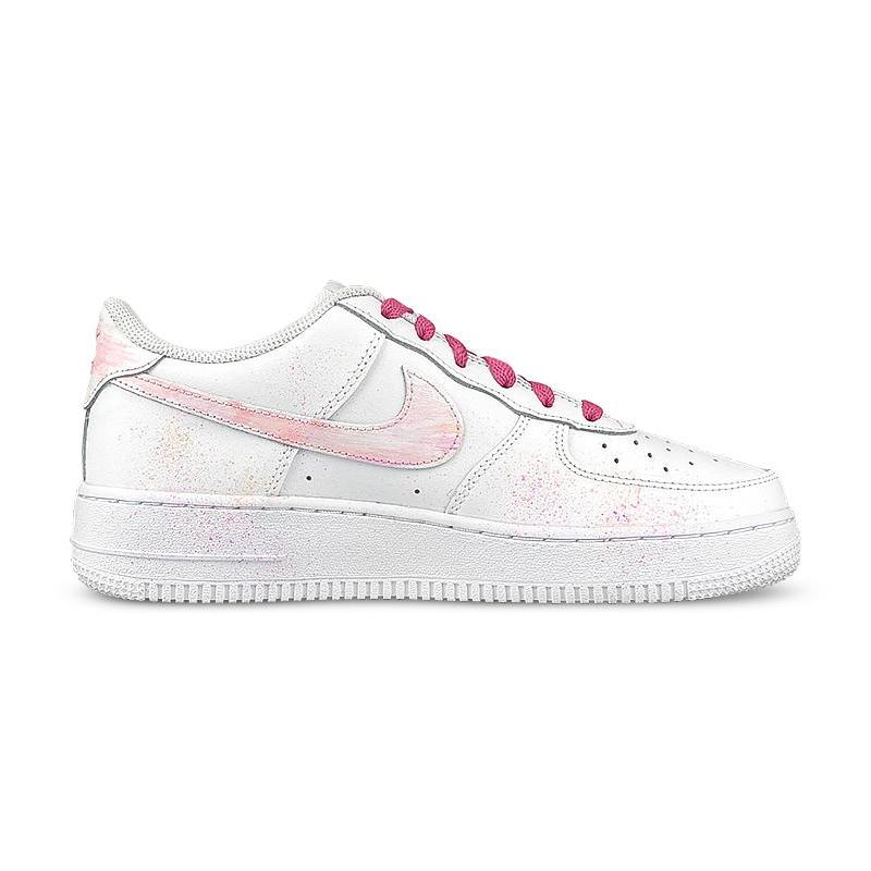[Custom Satin Sugar]  Air Force 1 Skateboarding Shoes Women's