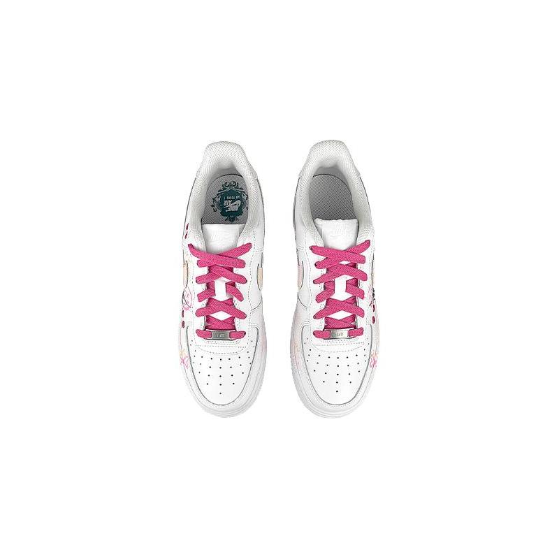 [Custom Satin Sugar]  Air Force 1 Skateboarding Shoes Women's