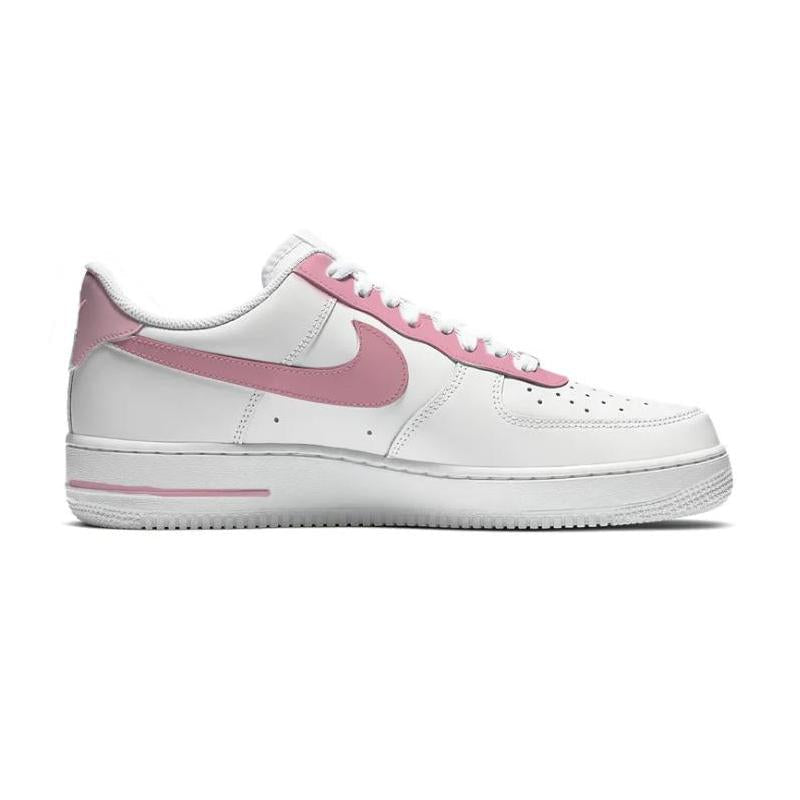 [Custom Passionate love with pink charm]  Air Force 1 Kids' Skateboarding Shoes Grade School