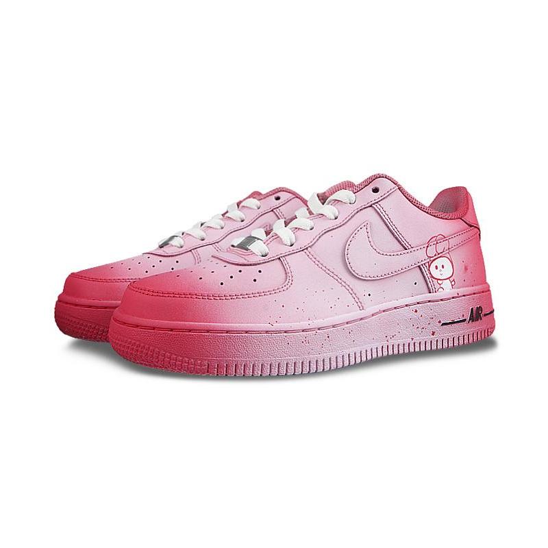 [Custom Pink Rabbit Planet]  Air Force 1 Skateboarding Shoes Women's