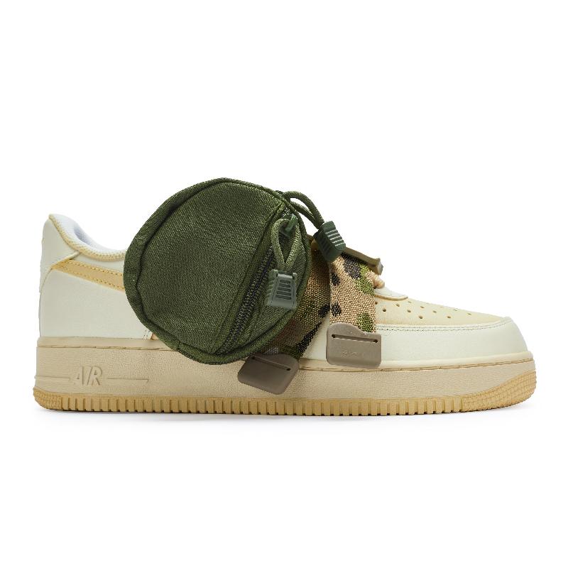 [Custom Female task force]  Air Force 1 Skateboarding Shoes Women's Low-top Army Green