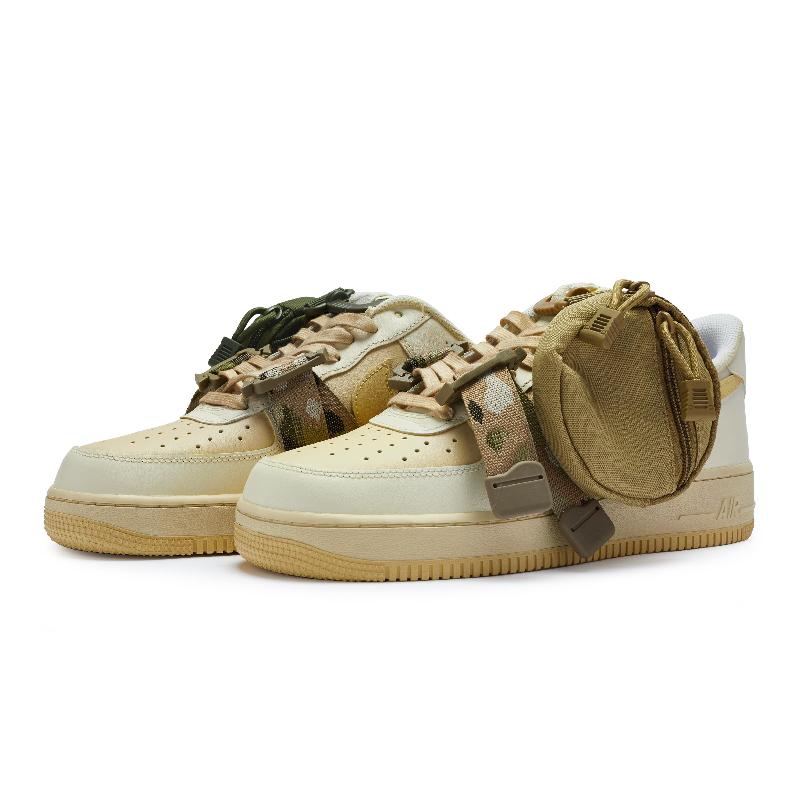 [Custom Female task force]  Air Force 1 Skateboarding Shoes Women's Low-top Army Green