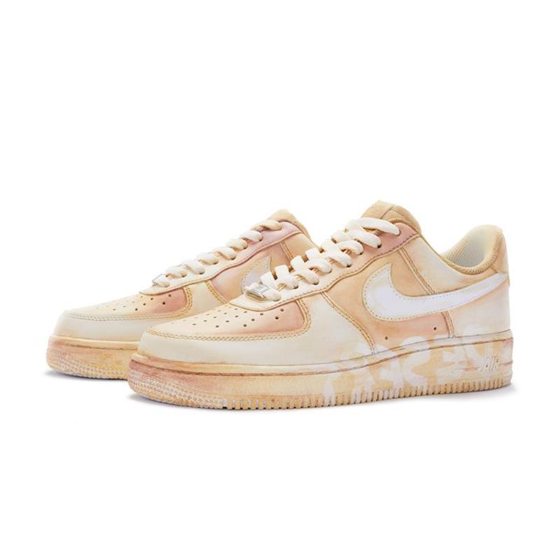 [Custom Female desert rice chestnuts]  Air Force 1 Skateboarding Shoes Women's
