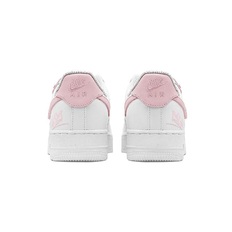 [Custom Summer Peach Peach]  Air Force 1 Skateboarding Shoes Women's Low-top Pink/white