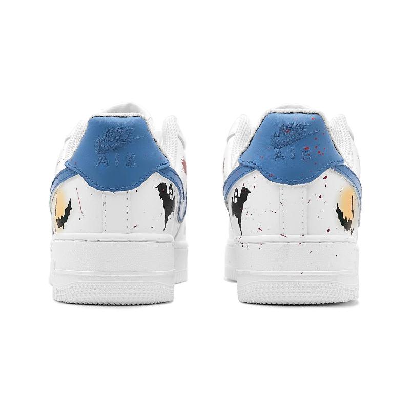 [Custom Halloween Batgirl]  Air Force 1 Skateboarding Shoes Women's Low-top Black