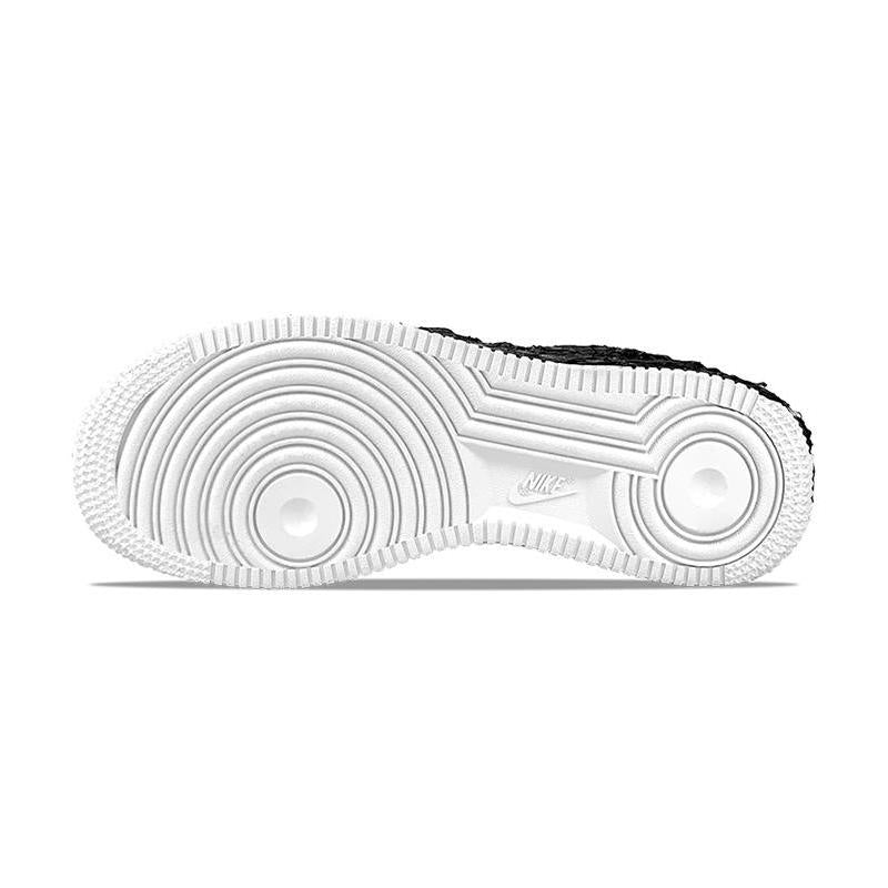 [Custom A dynamic 2D style peeping into black and red]  Air Force 1 Skateboarding Shoes Low-top Black/Red