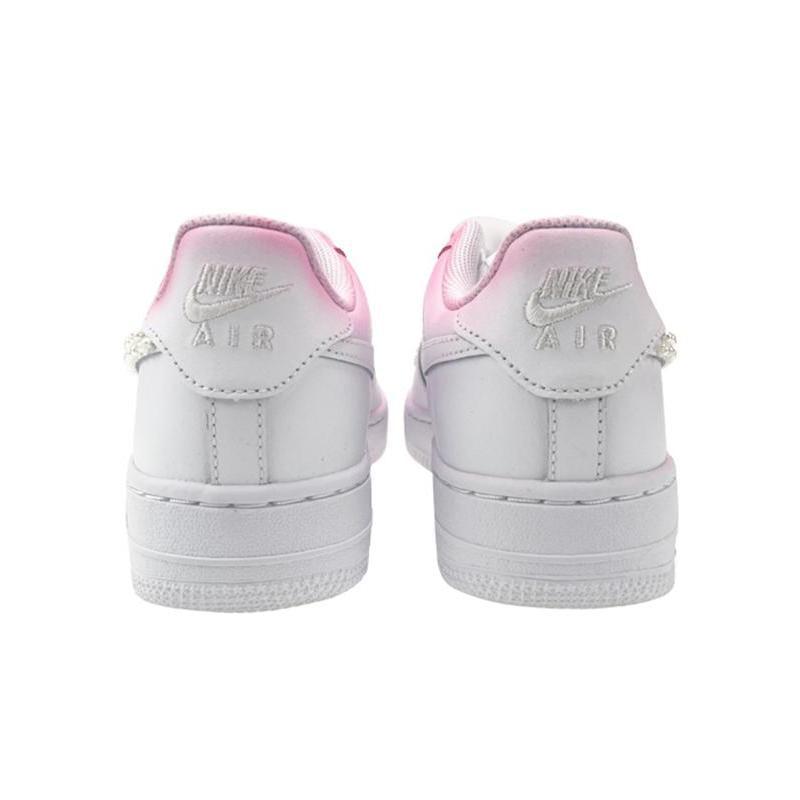 [Custom 520 Girls' Blush For Girls]  Air Force 1 Skateboarding Shoes Women's
