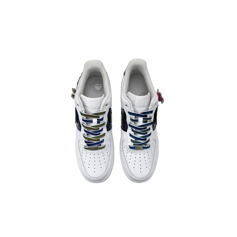 [Custom Women's 520 Starry sky]  Air Force 1 Skateboarding Shoes Women's Low-top White/Blue/Red