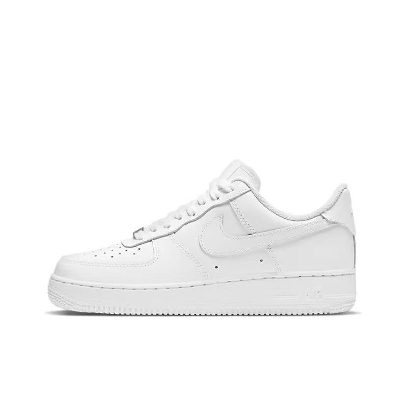 [Custom Women's spray-painted attitude sneakers in white]  Air Force 1 Skateboarding Shoes Women's