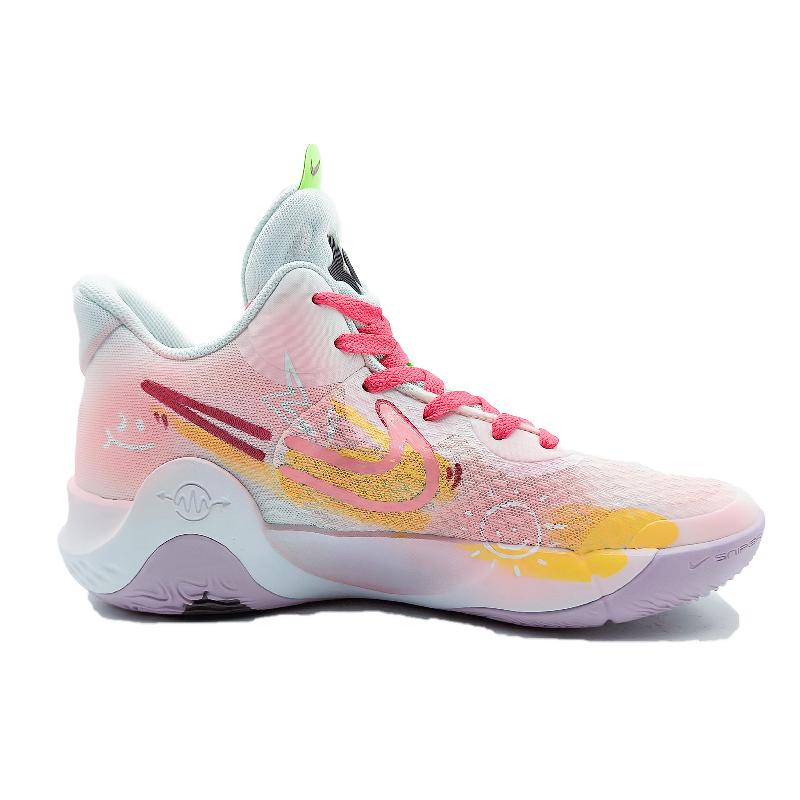 [Custom Give Me Five]  KD Trey 5 IX Vintage Basketball Shoes Unisex Mid-top Pink