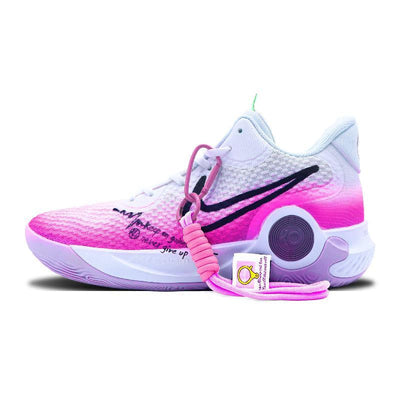 [Custom Pink Heartbeat]  Trey 5 Vintage Basketball Shoes Unisex