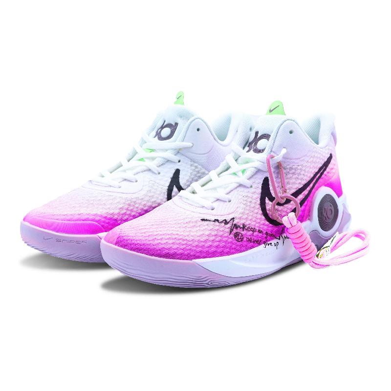 [Custom Pink Heartbeat]  Trey 5 Vintage Basketball Shoes Unisex