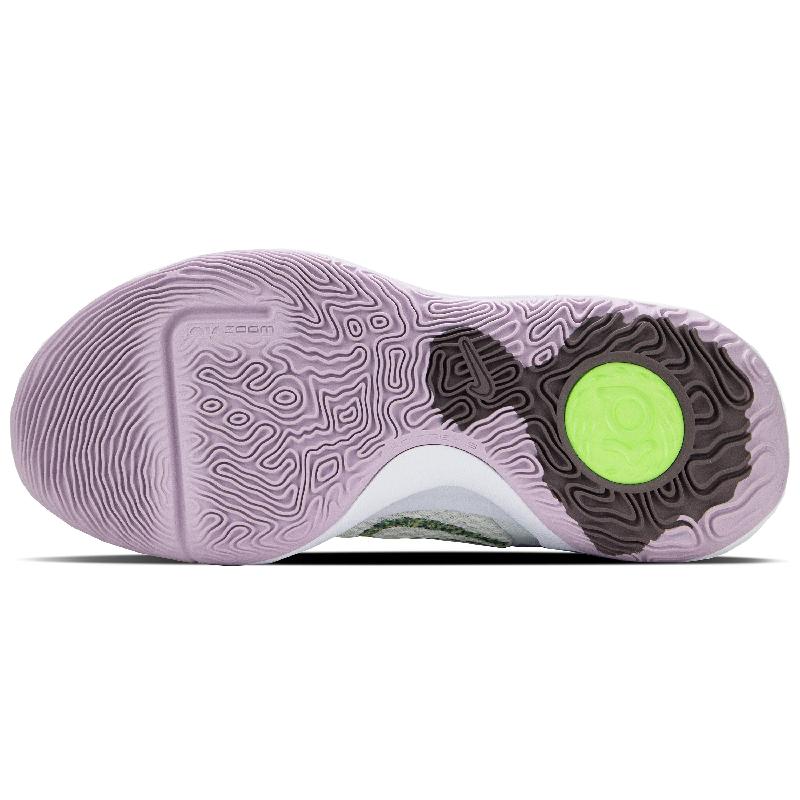 [Custom The streets are lively]  Trey 5 Vintage Basketball Shoes Unisex Mid-top Purple/white