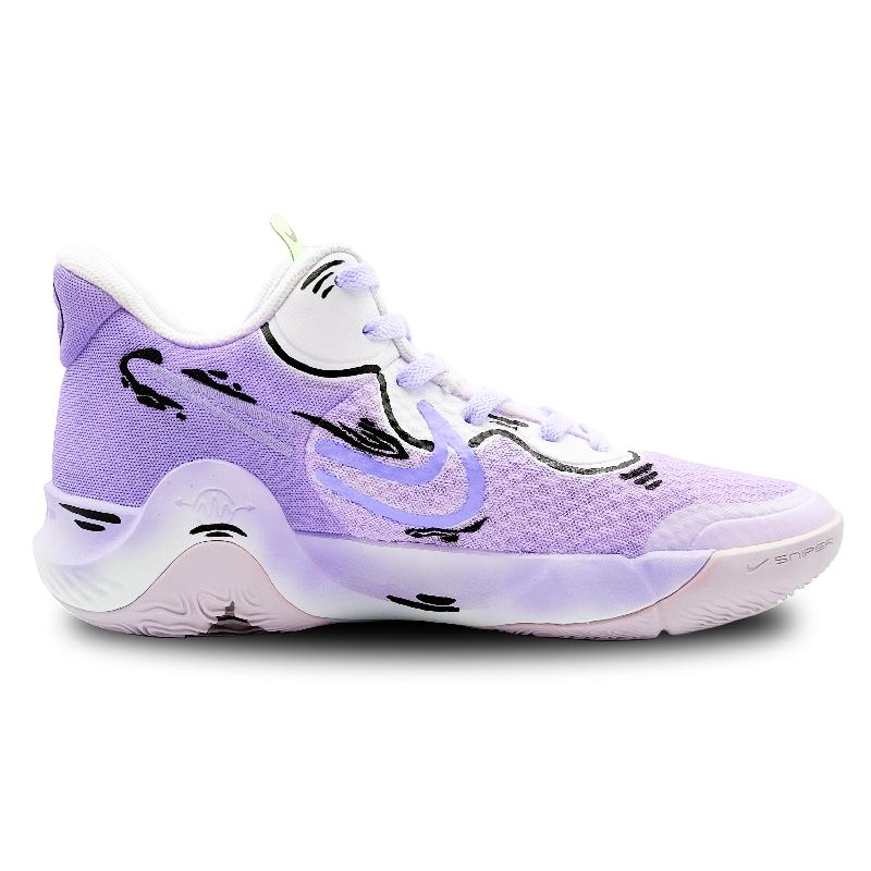 [Custom Two-dimensional Purple]  KD Trey 5 IX Vintage Basketball Shoes Unisex