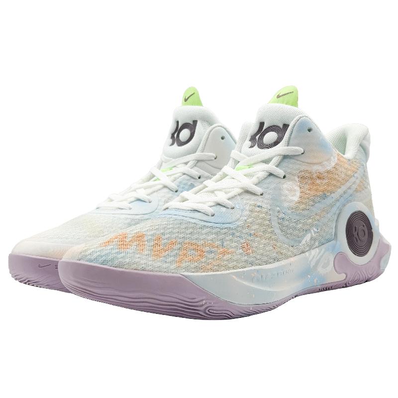 [Custom Spacewalk]  KD Trey 5 IX Basketball Shoes Unisex Mid-top Blue/Orange