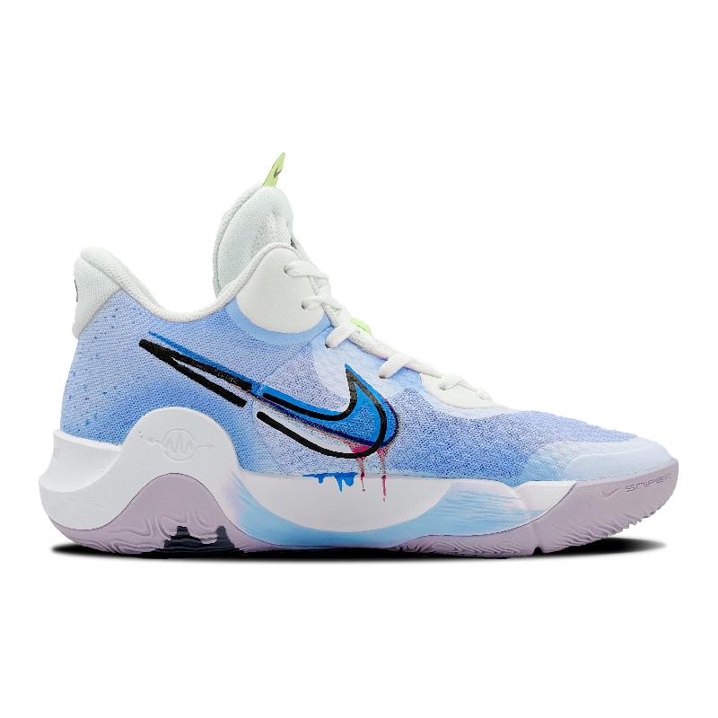 [Custom Submetaverse blue]  KD Trey 5 IX Vintage Basketball Shoes Unisex Mid-top Blue