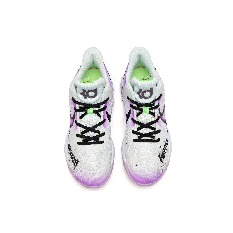 [Custom Death Scythe]  KD Trey 5 IX Vintage Basketball Shoes Unisex Mid-top Purple/white