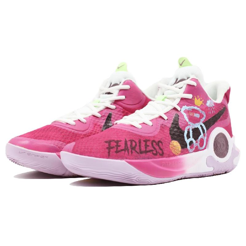 [Custom Raspberry Lazy Bear]  KD Trey 5 IX Basketball Shoes Men