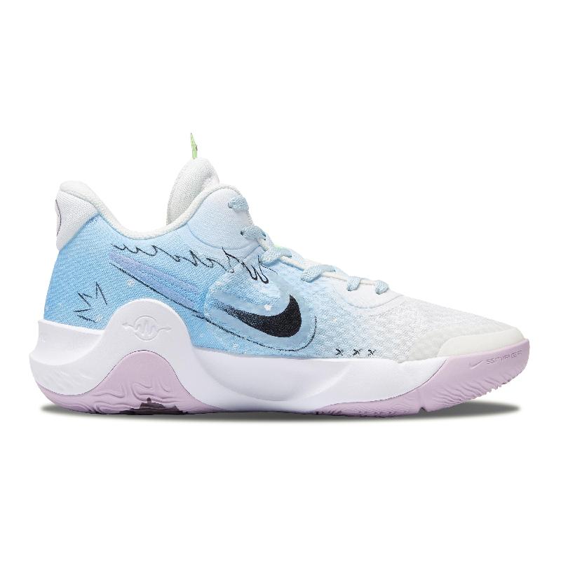 [Custom Fearless Flame]  KD Trey 5 IX Vintage Basketball Shoes Unisex Mid-top Black