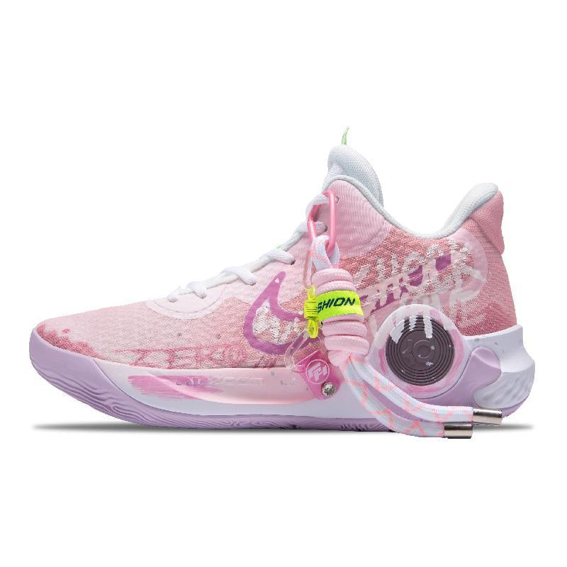[Custom Plum soda water]  KD Trey 5 IX Vintage Basketball Shoes Unisex Low-top Pink