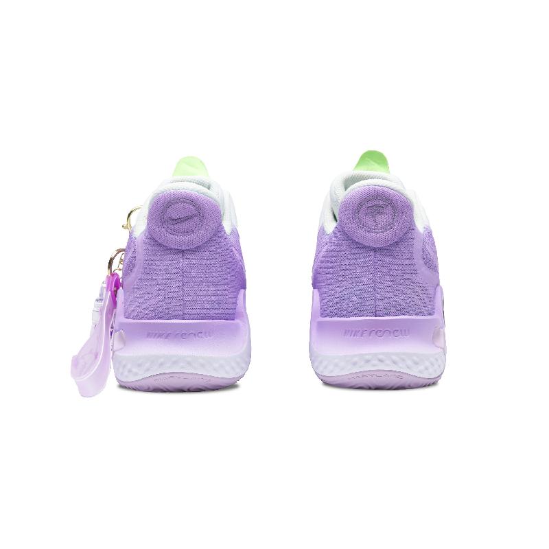 [Custom Purple absolute string]  KD Trey 5 IX Vintage Basketball Shoes Unisex Mid-top White