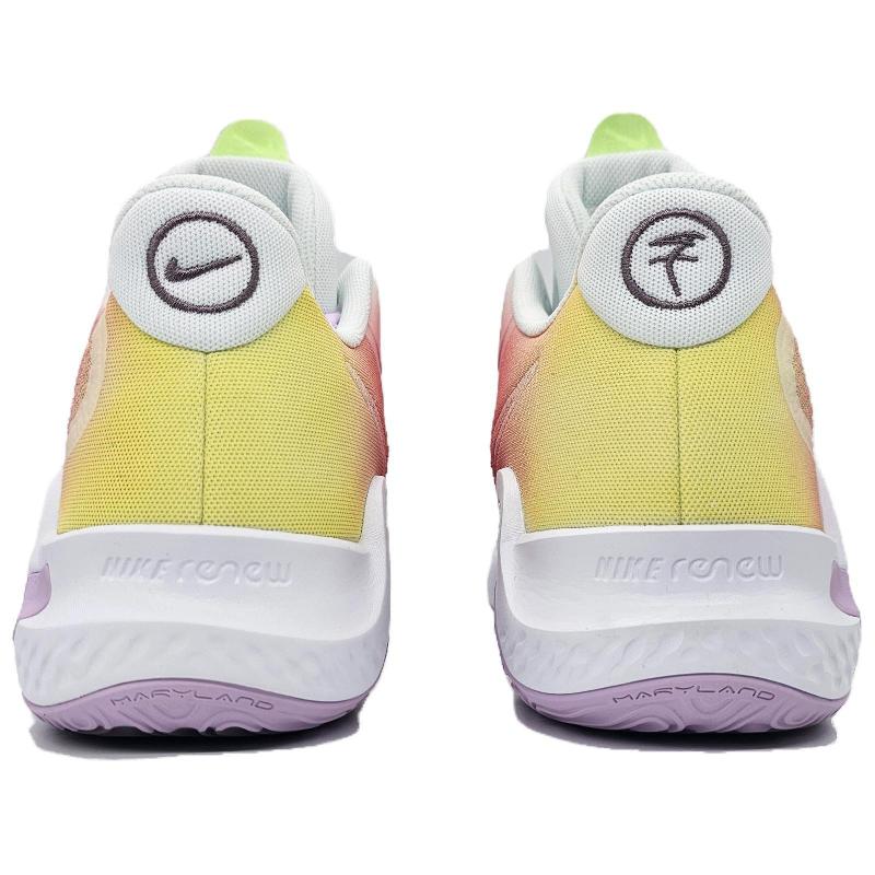 [Custom Macaron Gradient]  KD Trey 5 IX Vintage Basketball Shoes Unisex Mid-top Yellow
