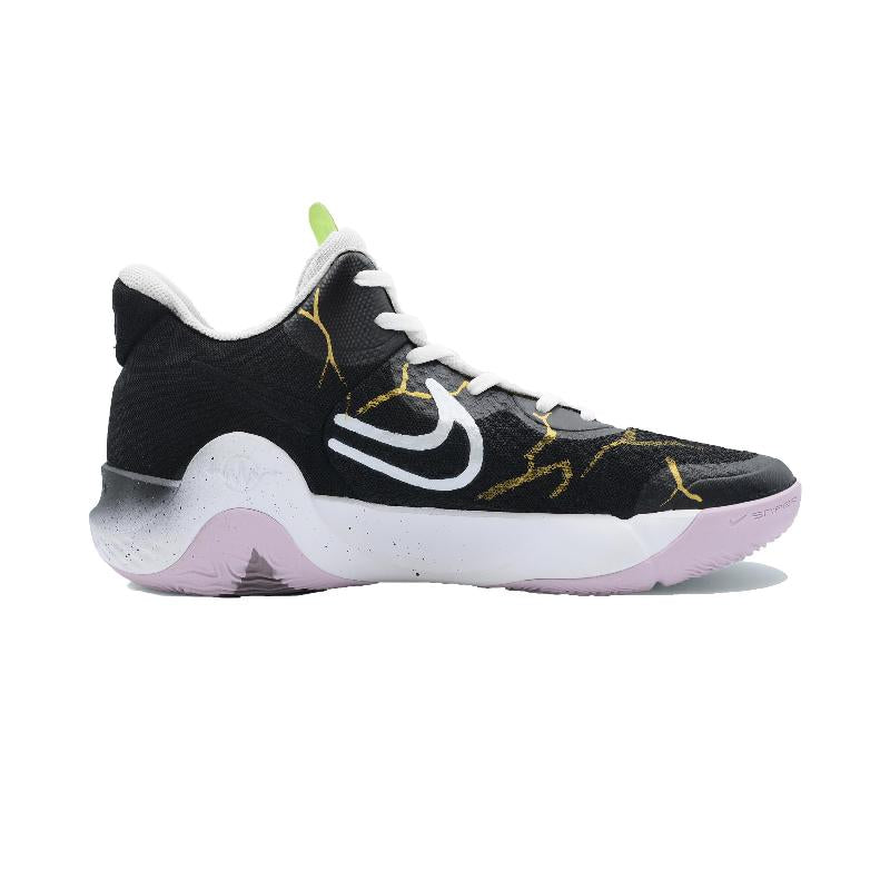 [Custom Black Gold Frenzy]  KD Trey 5 IX Basketball Shoes Men Mid-top Black/gold