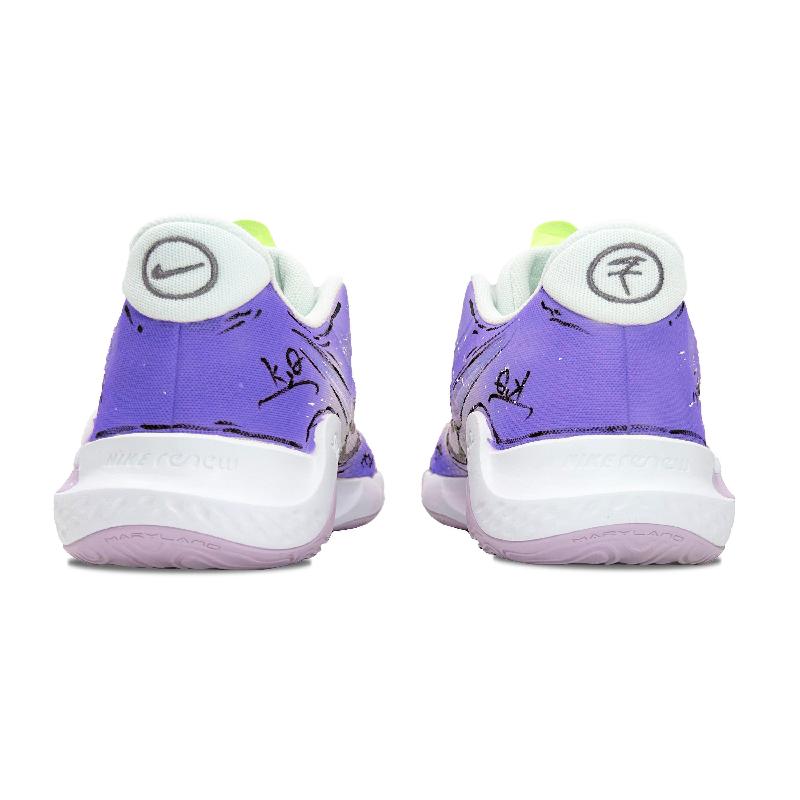 [Custom Ursa purpurea]  KD Trey 5 IX Vintage Basketball Shoes Unisex Mid-Top Purple