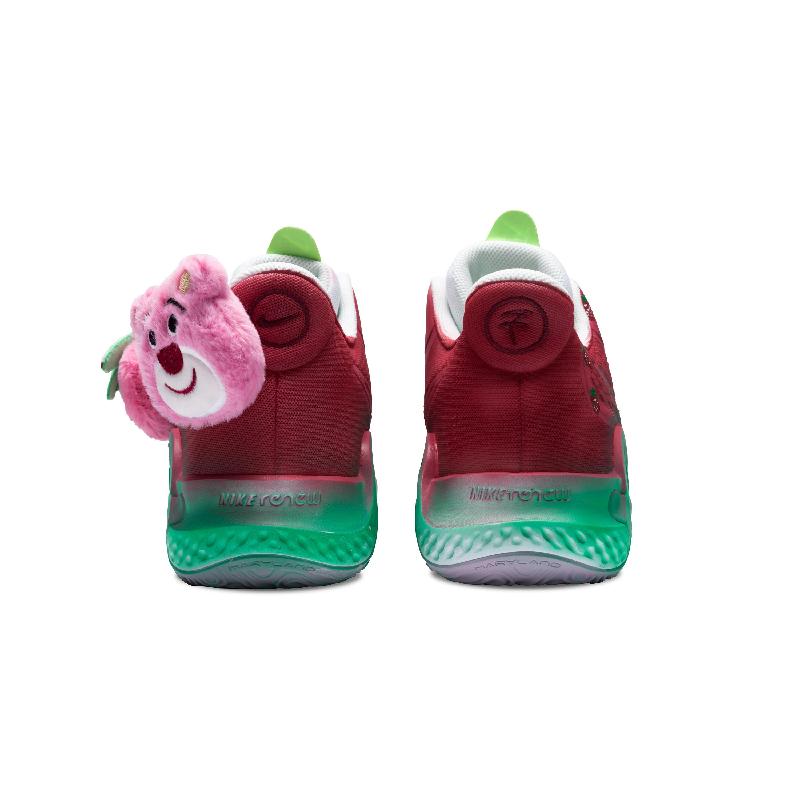 [Custom Toy Story Lots-o'-Huggin' Bear]  KD Trey 5 IX Vintage Basketball Shoes Unisex Low-Top Rose Red Green
